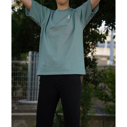 T-shirt épais brodé du logo