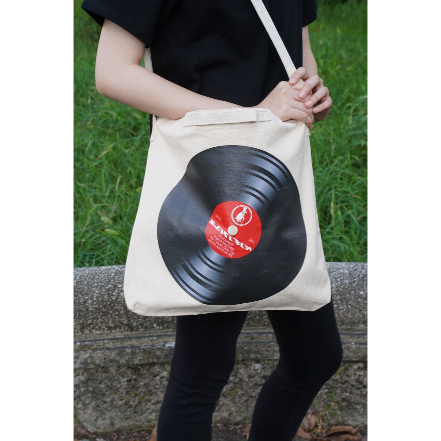 2way レコードトート（ヘビーウェイト　キャンバストート）